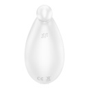 Wibrator nakładany Spot On 2 White - elastyczna końcówka silikonowa do stymulacji łechtaczki, 9 cm, 12 trybów, IPX7 - 5