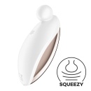 Wibrator nakładany Spot On 2 White - elastyczna końcówka silikonowa do stymulacji łechtaczki, 9 cm, 12 trybów, IPX7 - 6