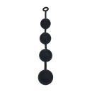 Silicone Round Anal Balls - XXL - 60mm - Black - 1