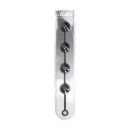 Silicone Round Anal Balls - XXL - 60mm - Black - 2