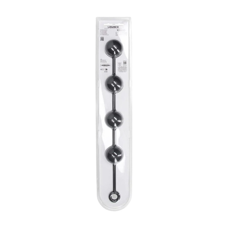 Silicone Round Anal Balls - XXL - 60mm - Black - 3