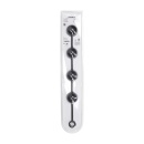 Silicone Round Anal Balls - XXL - 60mm - Black - 3