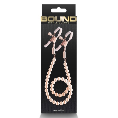BOUND NIPPLE CLAMPS DC1 ROSE GOLD - 1