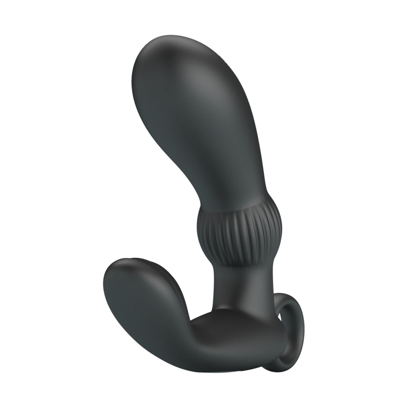 Masażer prostaty Cayla z dwoma silnikami wibracyjnymi, 9 cm długości - 2