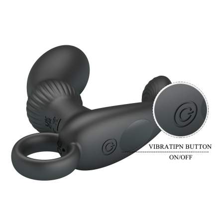 Masażer prostaty Cayla z dwoma silnikami wibracyjnymi, 9 cm długości - 7