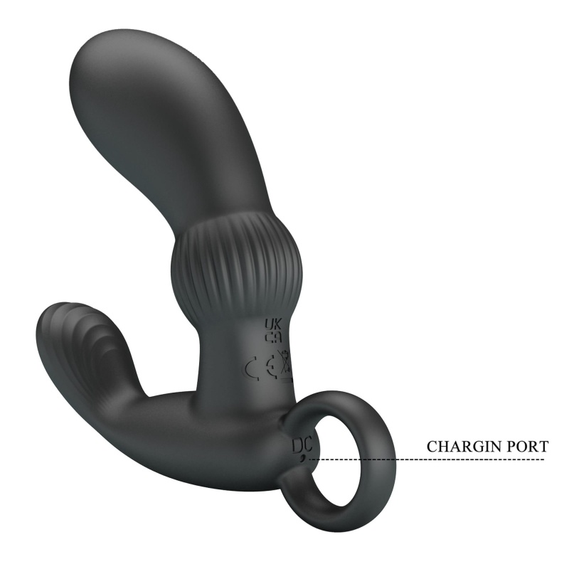 Masażer prostaty Cayla z dwoma silnikami wibracyjnymi, 9 cm długości - 8