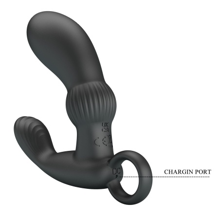 Masażer prostaty Cayla z dwoma silnikami wibracyjnymi, 9 cm długości - 8