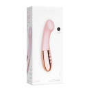 Wibrator punktu G Le Wand Gee Rose Gold - elastyczna szyjka, spłaszczona głowica, silikon, 16,6 cm - 1
