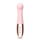 Wibrator punktu G Le Wand Gee Rose Gold - elastyczna szyjka, spłaszczona głowica, silikon, 16,6 cm - 4
