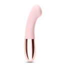 Wibrator punktu G Le Wand Gee Rose Gold - elastyczna szyjka, spłaszczona głowica, silikon, 16,6 cm - 5