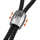 Pierścień erekcyjny Heavy Rope z kulą - regulowany silikonowy pasek typu lina z obciążnikiem 166 g, długość pętli 21,5 cm, średn - 5