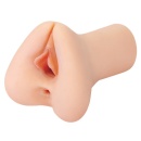 Masturbator PDX Plus Pick Your Pleasure XL – podwójny tunel Fanta Flesh (TPR) z efektem podciśnienia, 22,9 cm - 3