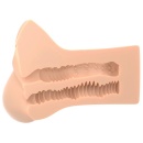Masturbator PDX Plus Pick Your Pleasure XL – podwójny tunel Fanta Flesh (TPR) z efektem podciśnienia, 22,9 cm - 4