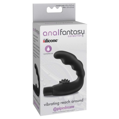 Wibrator do stymulacji strefy P AFC Vibrating Reach Around, wodoodporny, długość 10,9 cm, silikon i ABS - 1