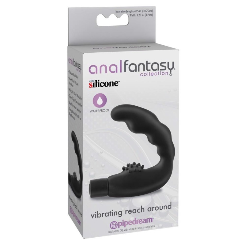 Wibrator do stymulacji strefy P AFC Vibrating Reach Around, wodoodporny, długość 10,9 cm, silikon i ABS - 1