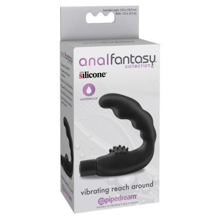 Wibrator do stymulacji strefy P AFC Vibrating Reach Around, wodoodporny, długość 10,9 cm, silikon i ABS - 1
