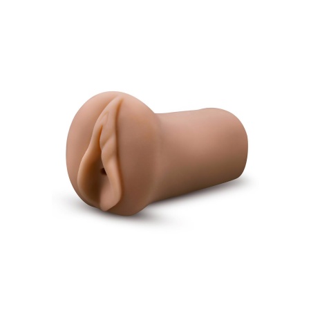 Masturbator EnLust Molly Tan - żebrowany kanał, otwarty koniec, TPE X5® Plus, długość 12,7 cm, szerokość 4,4 cm - 2