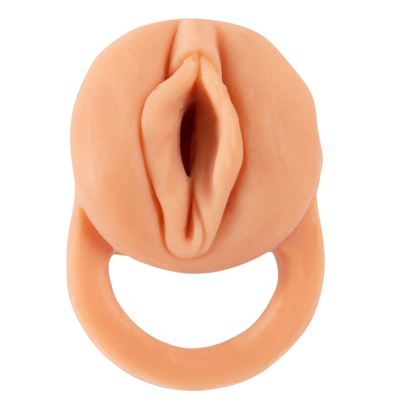 Nature Skin Extender Medium - rękaw powiększający 2w1 z masturbatorem, TPE, 18,5 cm - 8