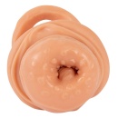 Nature Skin Extender Medium - rękaw powiększający 2w1 z masturbatorem, TPE, 18,5 cm - 9