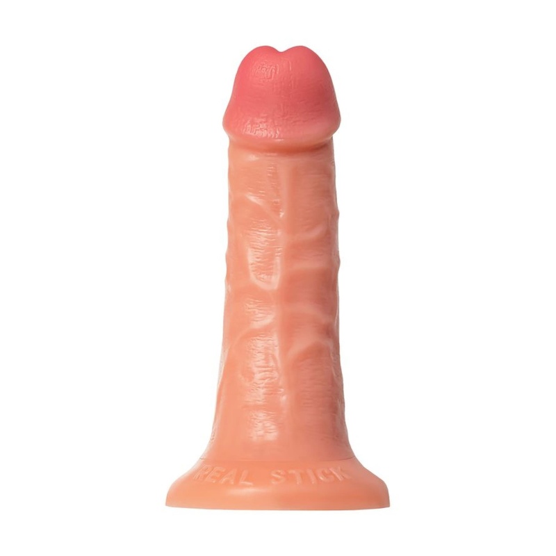 Dildo realistyczne RealStick CALIBER 16/4 z przyssawką, PVC, długość 16 cm, średnica 4 cm - 2