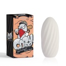 Masturbator Alpha Pleasure Pocket-White - manualny, kompaktowy pocket z TPE bez ftalanów i lateksu - 1