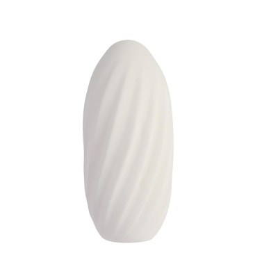 Masturbator Alpha Pleasure Pocket-White - manualny, kompaktowy pocket z TPE bez ftalanów i lateksu - 1 2