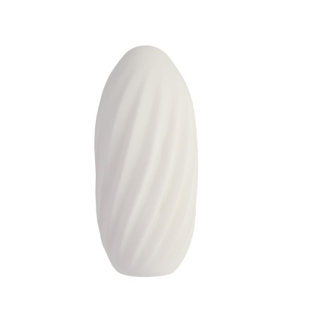 Masturbator Alpha Pleasure Pocket-White - manualny, kompaktowy pocket z TPE bez ftalanów i lateksu - 2