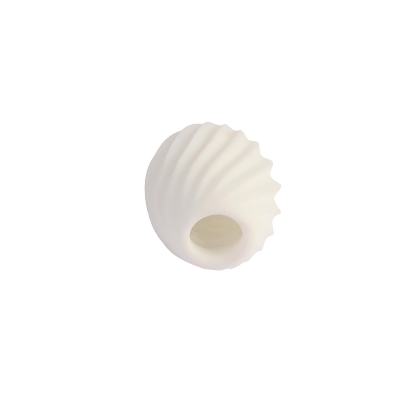 Masturbator Alpha Pleasure Pocket-White - manualny, kompaktowy pocket z TPE bez ftalanów i lateksu - 3