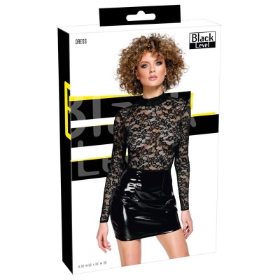 Vinyl Dress Lace L - 1