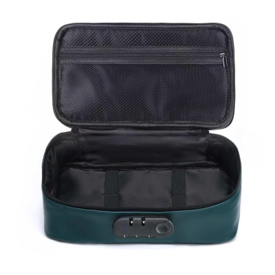 Pudełko DISCREET BOX LUXURY GREEN — zintegrowana kłódka szyfrowa, wymiary 27 x 16 x 7,62 cm - 1 2