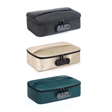 Pudełko DISCREET BOX LUXURY GREEN — zintegrowana kłódka szyfrowa, wymiary 27 x 16 x 7,62 cm - 7
