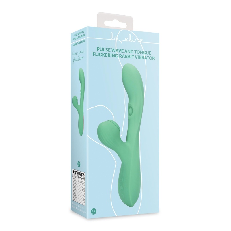 Pulse Wave and Tongue Flickering Rabbit Vibrator - 2