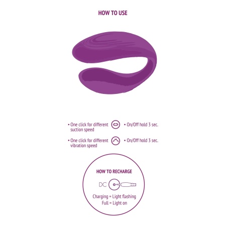 Wibrator dla par Bound Love z pilotem 8,5 cm - 6