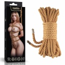 Sznur do bondage Natural Knot 10 m, 6 mm, kolor kurkumowy - 1