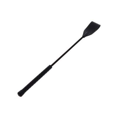 Crop Flapper Whip Black - 1 2