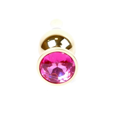 MyLove Toys - Jewellery Gold BUTT PLUG- Pink - 1
