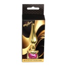 Biżuteria analna Jewellery Gold Pink - anatomiczny korek ze stali nierdzewnej, 9,5 cm x 3 cm - 10