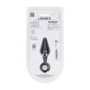 Silicone Anal Plug with Loop - S - Black - 3