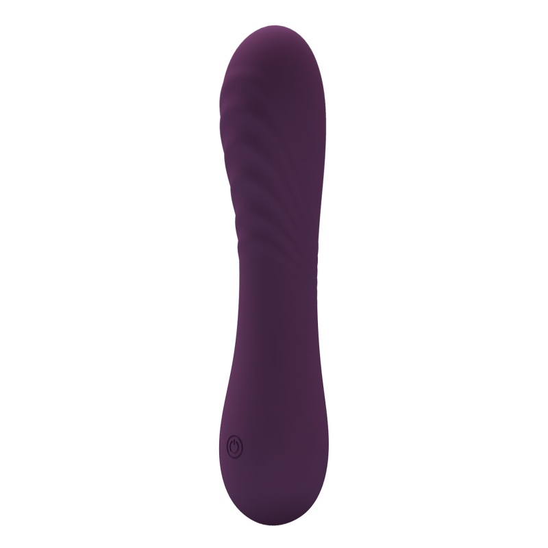 Wibrator AlexisRose Purple - 10 trybów wibracji, zakrzywiony kształt, długość 15 cm - 2
