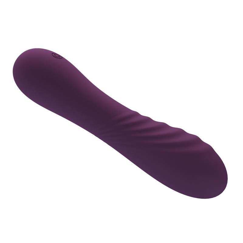 Wibrator AlexisRose Purple - 10 trybów wibracji, zakrzywiony kształt, długość 15 cm - 4