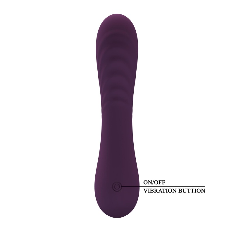 Wibrator AlexisRose Purple - 10 trybów wibracji, zakrzywiony kształt, długość 15 cm - 6