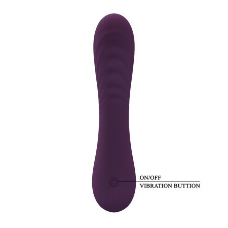 Wibrator AlexisRose Purple - 10 trybów wibracji, zakrzywiony kształt, długość 15 cm - 6