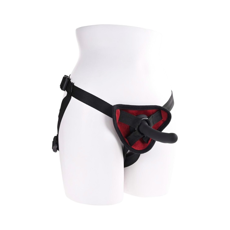 SPORTSHEETS SAFFRON SILICONE PEGGING KIT - 3