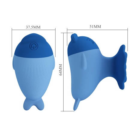 Wibrator palcowy Dolphin wodoodporny, 11 cm - 6