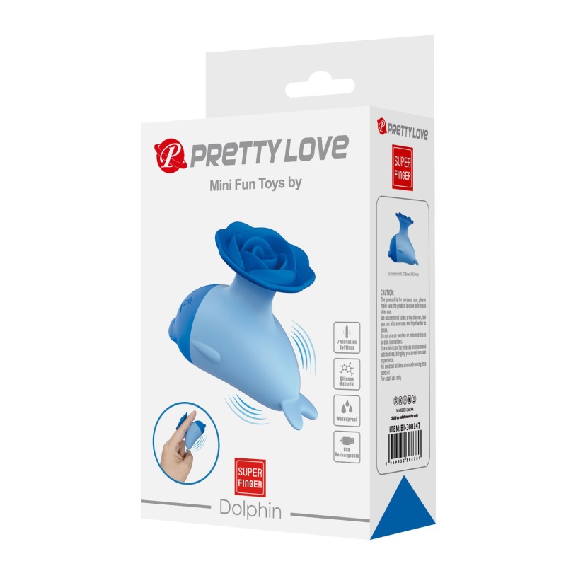 Wibrator palcowy Dolphin wodoodporny, 11 cm - 9