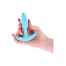 Wibrujący korek analny Techno Trance Blue z aplikacją i 9 funkcjami wibracji, długość insercyjna 9,3 cm - 3