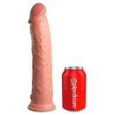 KCE 11 Dual Density Cock Light – dildo silikonowy z podwójną gęstością i przyssawką, 29,5 cm - 2