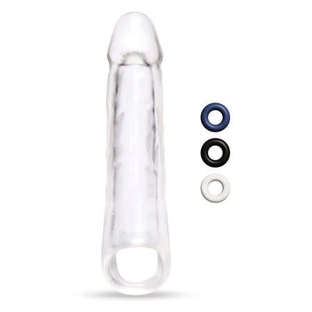 SIZE UP CLEAR VIEW PENIS EXTENDER WITH BALL LOOP EXTRA GIRTHY - 2