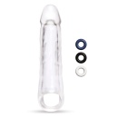 SIZE UP CLEAR VIEW PENIS EXTENDER WITH BALL LOOP EXTRA GIRTHY - 2