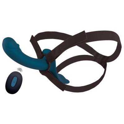 Your Strap-On RC Vibrator Blue - 1 2